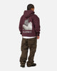 Playboy Diamanté Hoodie Plum
