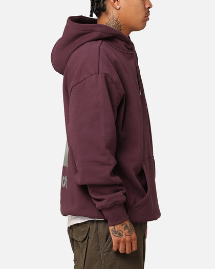 Playboy Diamanté Hoodie Plum