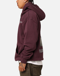Playboy Diamanté Hoodie Plum