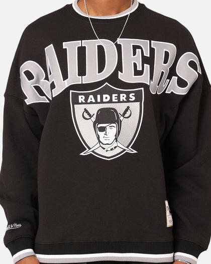 Mitchell & Ness Oakland Raiders Shooting Crewneck Black