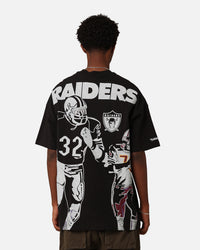 Mitchell & Ness Los Angeles Raiders Touchdown T-Shirt Faded Black