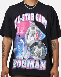 Mitchell & Ness Dennis Rodman All-Star Game 1992 Player T-Shirt Faded Black