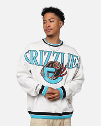 Mitchell & Ness Memphis Grizzlies Shooting Crewneck Silver Marle