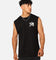 Saint Morta Tribe Oversized Muscle T-Shirt Black