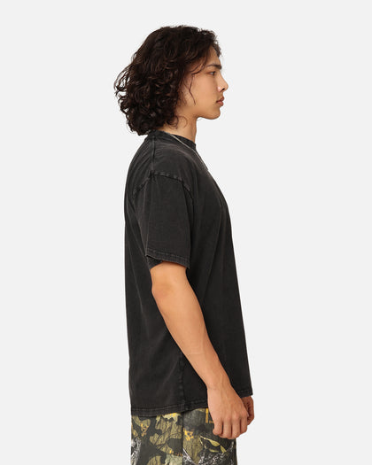 The Anti Order Anti Logo T-Shirt Black Acidwash
