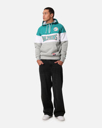 New Era Miami Dolphins Quarter Zip Hoodie Turquoise