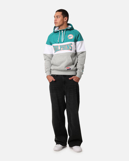 New Era Miami Dolphins Quarter Zip Hoodie Turquoise