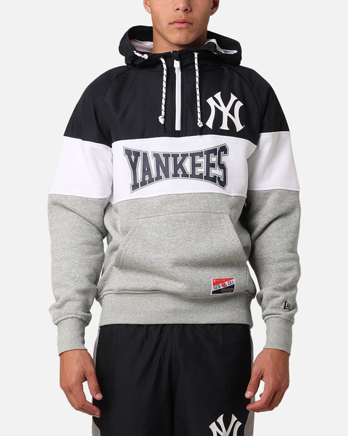 New Era New York Yankees Quarter Zip Hoodie Navy