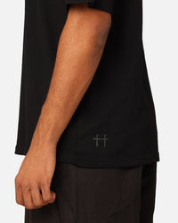 Saint Morta Rebirth Mock Neck T-Shirt Black
