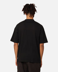 Saint Morta Scripture Mock Neck T-Shirt Black