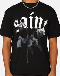 Saint Morta True Love Drop Shoulder T-Shirt Black