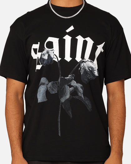 Saint Morta True Love Drop Shoulder T-Shirt Black