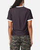 Adidas Women's 3-Stripes Pinstripe T-Shirt Aurora Black