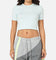 Nike Women's Sportswear Essential Slim Cropped T-Shirt Glacier Blue/White