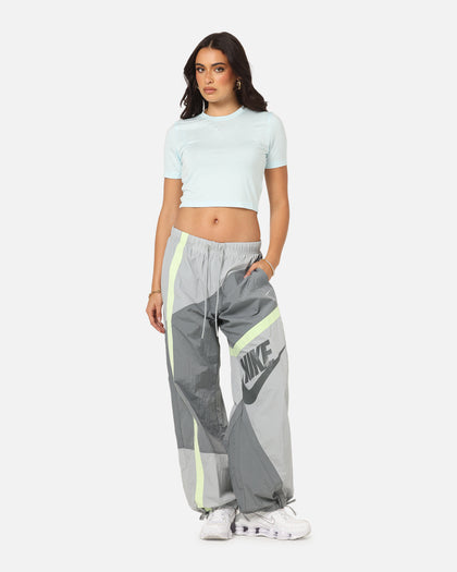 Nike Women's Sportswear Essential Slim Cropped T-Shirt Glacier Blue/White