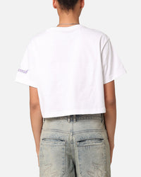 Nike Women's Sportswear Loose Varsity Cropped T-Shirt White