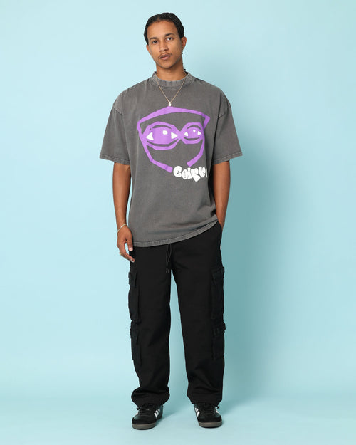 Carre Tired Eyes T-Shirt Washed Charcoal