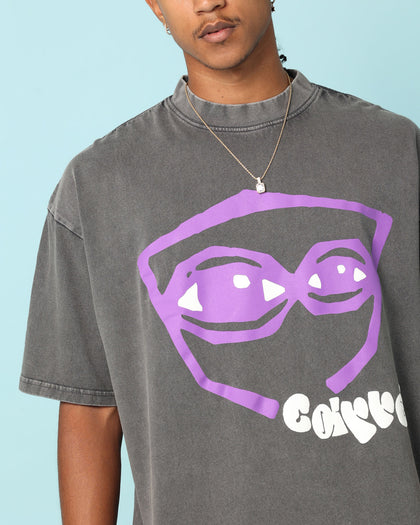 Carre Tired Eyes T-Shirt Washed Charcoal