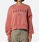 Nike Women's Sportswear Pheonix Fleece Oversized Logo Crewneck Canyon Pink/Light Orewood Brown