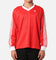 Adidas Pique Long Sleeve Football Polo Shirt Better Scarlet