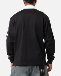 Adidas Rugby Polo Shirt Black