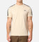 Fred Perry Contrast Tape Ringer T-Shirt Oatmeal/Warm Grey