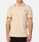 Fred Perry Twin Tipped Polo Shirt Oatmeal/Ecru/Black