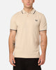 Fred Perry Twin Tipped Polo Shirt Oatmeal/Ecru/Black