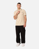 Fred Perry Twin Tipped Polo Shirt Oatmeal/Ecru/Black