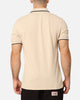 Fred Perry Twin Tipped Polo Shirt Oatmeal/Ecru/Black