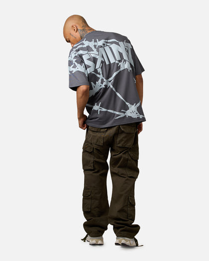 Saint Morta Barberry Boxy T-Shirt Gray