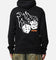 X-Large Fire Dice Hoodie Solid Black