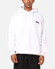 Stussy Fire Dice Fleece Hoodie White