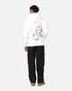 Stussy Fire Dice Fleece Hoodie White