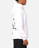 Stussy Fire Dice Fleece Hoodie White