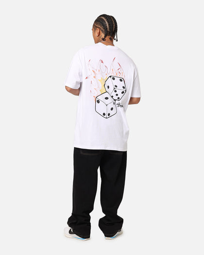 Stussy Fire Dice T-Shirt White