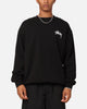 Stussy Fuzzy Dice Chenille Fleece Hoodie Black