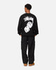 Stussy Fuzzy Dice Chenille Fleece Hoodie Black