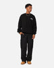 Stussy Fuzzy Dice Chenille Fleece Hoodie Black