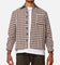XXIII Jacquard Weave Shacket Brown/White