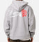 Carré Rara Full Zip Hoodie Grey Marle