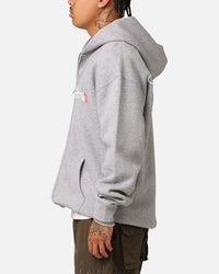 Carré Rara Full Zip Hoodie Grey Marle