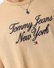 Tommy Jeans TJM OVZ Luxe Serif T-Shirt Tawny Sand