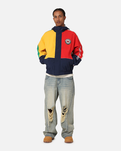 Tommy Jeans TJU Archive Games Chicago Windbreaker Jacket Sport Navy/Multi
