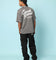Carré Gorgeous Script Oversized T-Shirt Washed Charcoal