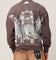 Saint Morta Divine Reverence Boxy Crewneck Brown