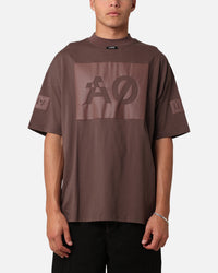 The Anti Order Tao Box Logo T-Shirt Brown