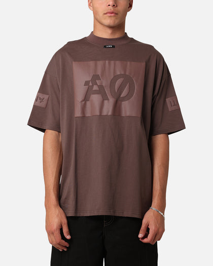 The Anti Order Tao Box Logo T-Shirt Brown