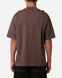 The Anti Order Tao Box Logo T-Shirt Brown