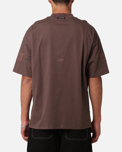 The Anti Order Tao Box Logo T-Shirt Brown